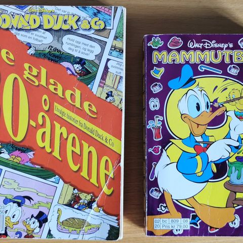 Donald Duck. De glade 80-årene.    og    Walt Disneys Mammutbok nr. 8