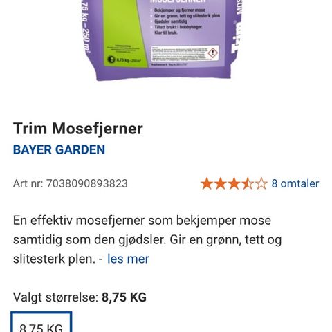 Trim mosefjerner