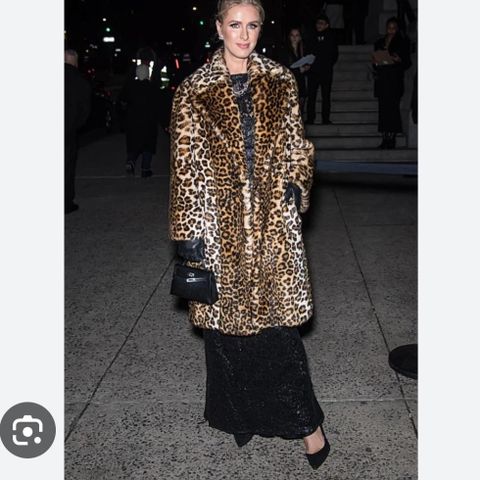 Leopard fuskepels kåpe fra Marc Jacobs