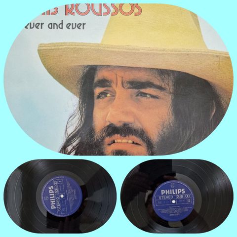 DEMIS ROUSSOS/FOREVER AND EVER 1974 - VINTAGE/RETRO LP-VINYL (ALBUM)