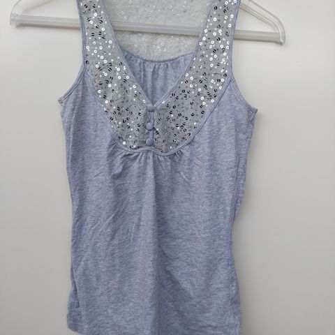 Topp singlet glitter fra Cubus