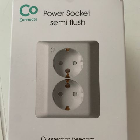 Connects Power Socket Hvit