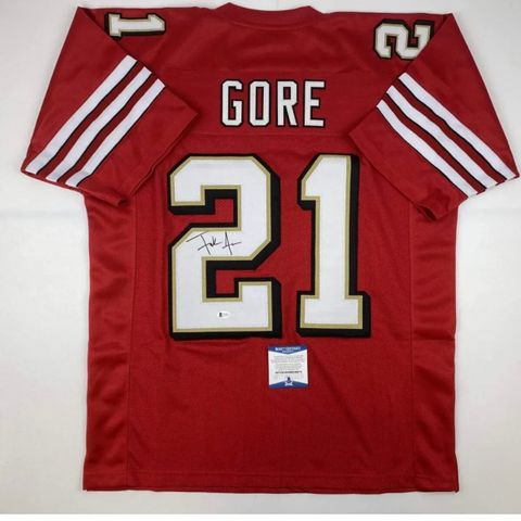 Frank Gore signert drakt San Francisco 49ers med ekthetsbevis