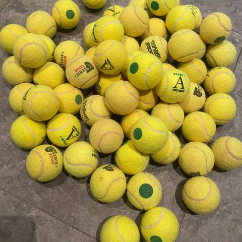 Tennisballer. Premium, trening og barneballer.