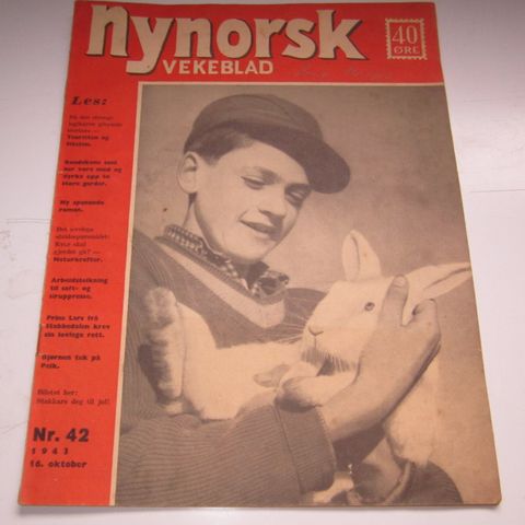 Nynorsk Vekeblad 1943