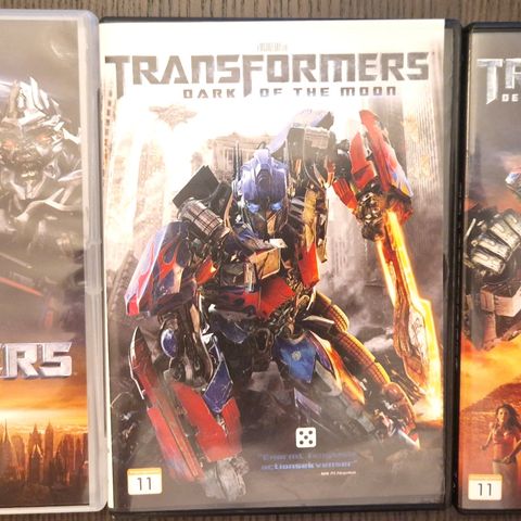 3 Transformers DVD