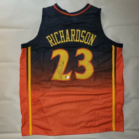 Jason Richardson signert Golden State Warriors drakt med ekthetsbevis NBA