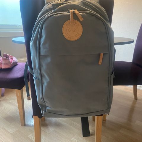 Ny pris! Beckmann urban petrol 30L skolesekk