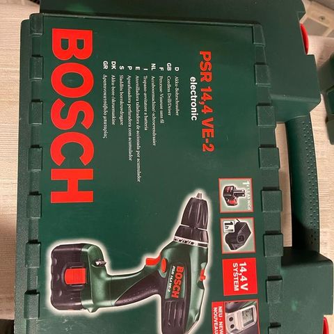 Bosch skrutrekkermaskin