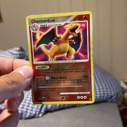 Pokemon Charizard lvl 55 Reverse Holo 3/132 Lp-Mp condition