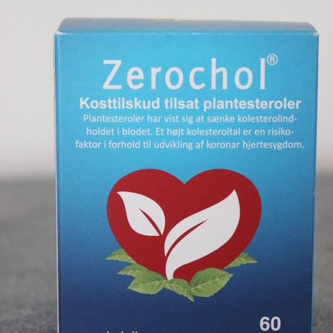 Zerochol -  plantesteroler senker kolesterol naturlig - uåpnet eske