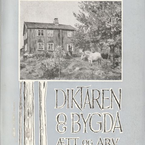 Rolv Thesen Diktaren og Bygda  Ætt og Arv , Oslo 1953 O.omslag ikke oppskåret