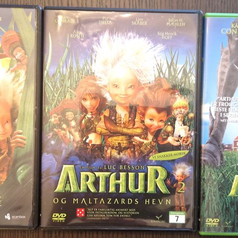 Arthur 1-3. DVD