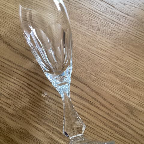 Krystall glass 19;5 cm Står Z på stetten