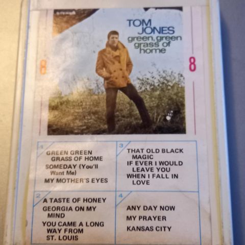 Tom Jones 8 spors kassett