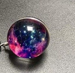 3D Galaxy / Nebula Stunning Necklace - Halskjeder - Gave