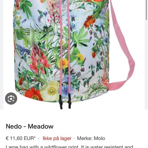 Molo Meadow Nedo strandbag, badehåndkle og bøttehatt