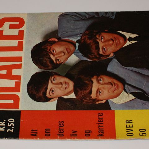 Meet the Beatles. Norsk blad om gruppen + 1 postkort