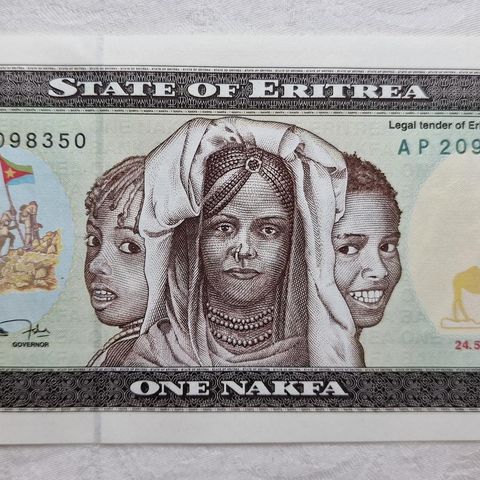 Eritrea 1 Nakfa (1997) UNC Seddel