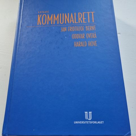 Kommunalrett. Bernt mfl. 4 utg.