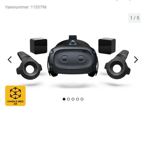 HTC VIVE Cosmos Elite VR Headset (sort)