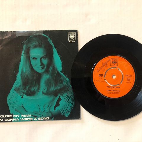 LYNN ANDERSON / YOU'RE MY MAN - 7" VINYL SINGLE  (COUNTRY)