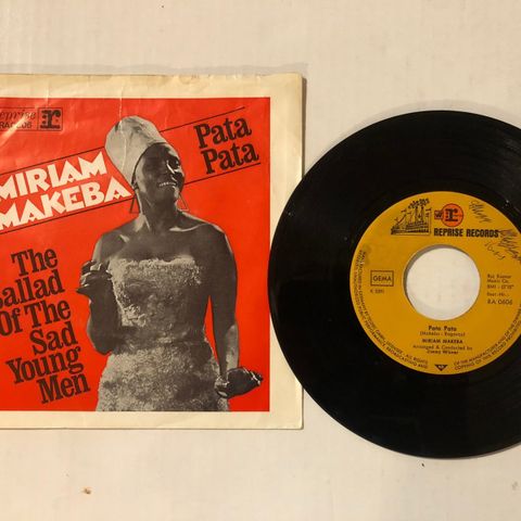 MIRIAM MAKEBA / PAT PATA - 7" VINYL SINGLE