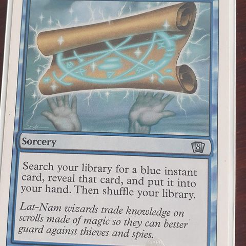 Magic the Gathering kort. Merchant Scroll