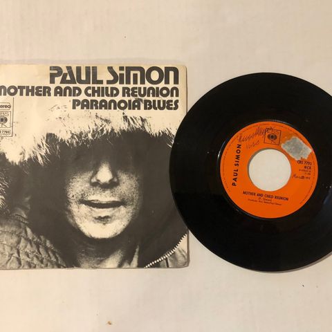 PAUL SIMON / MOTHER AND CHILD REUNION - 7" VINYL SINGLE