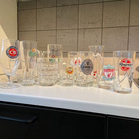 DIV Øl glass