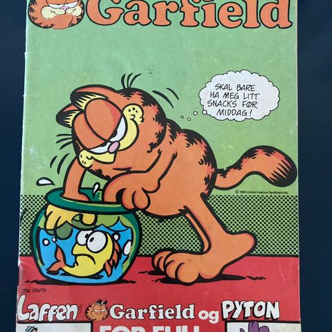 Garfield (Pusur) nr. 6 fra 1985