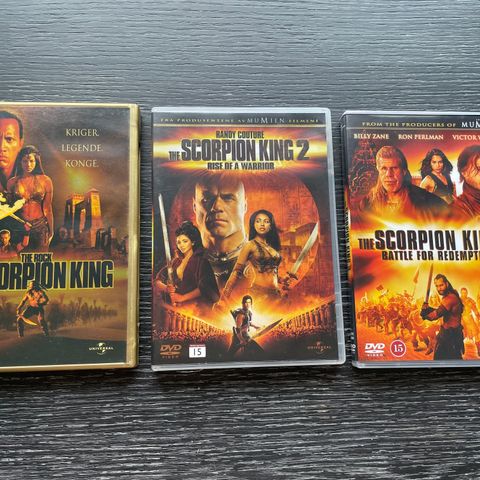 DVD The Scorpion King - alle tre filmene