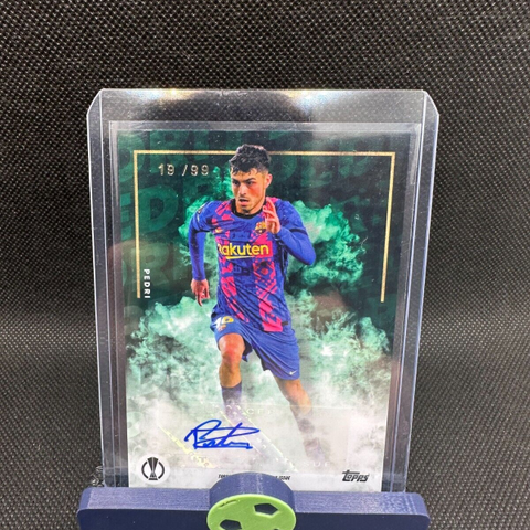 999.- Topps Champions League 2022 Pedri Auto /99 - FC Barcelona & Spain