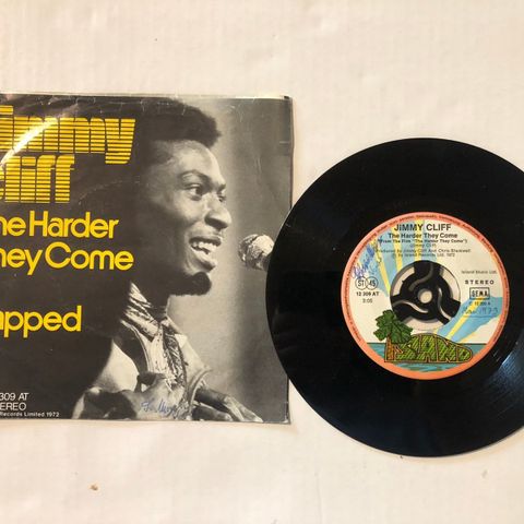 JIMMY CLIFF / THE HARDER THEY COME - 7" VINYL SINGLE