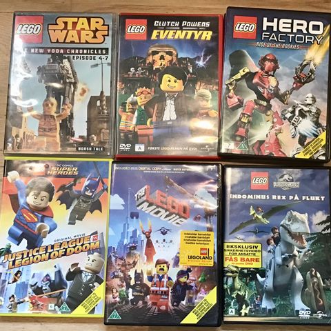 Lego DVD samling 🚨ryddesalg