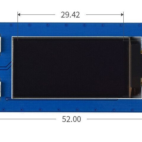 Waveshare OLED 1,3" skjerm SPI/I2C