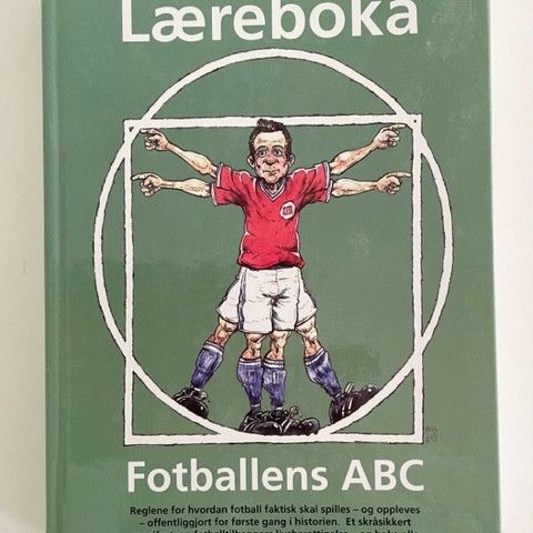 LÆREBOKA Fotballens ABC av Ole-Henrik Larssen. Ulest. Som ny.