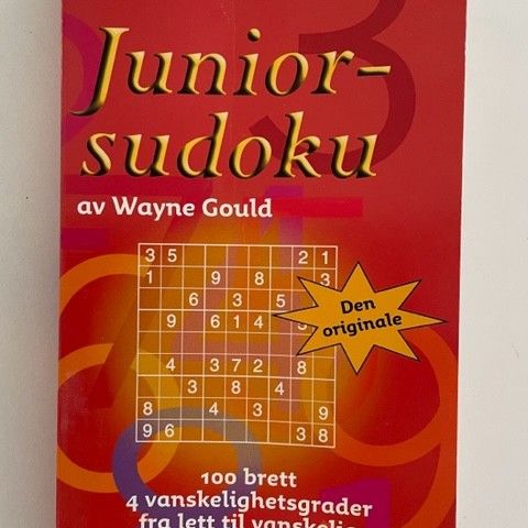 Junior-sudoku av Wayne Gould.