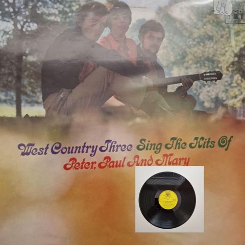 WEST COUNTRY THREE SING THE HITS OF  PETER PAUL AND MARY 1969