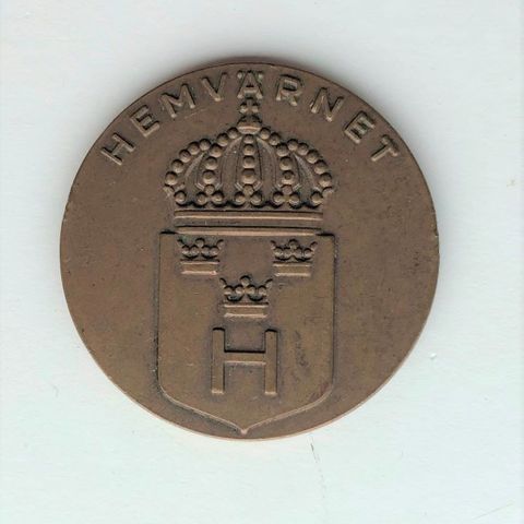 Challange coin / takkemynt fra svenske Hemvärnet
