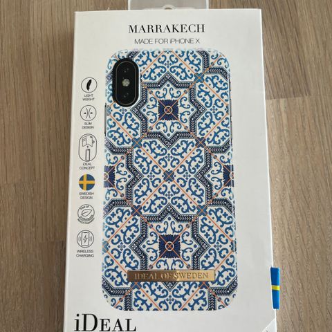 deksel fra Ideal of Sweden made for IPhone X