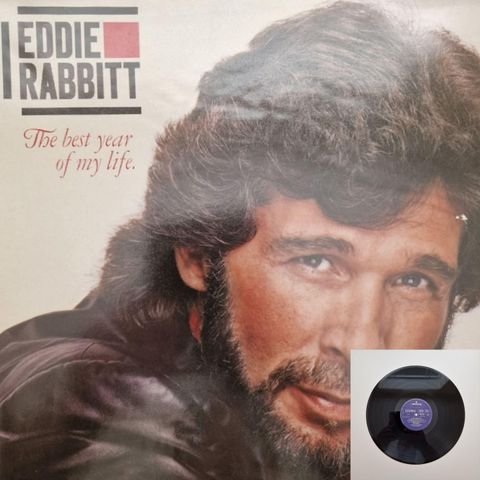 EDDIE RABBITT/THE BEST YEAR OF MY LIFE 1984 - VINTAGE/RETRO LP-VINYL (ALBUM)