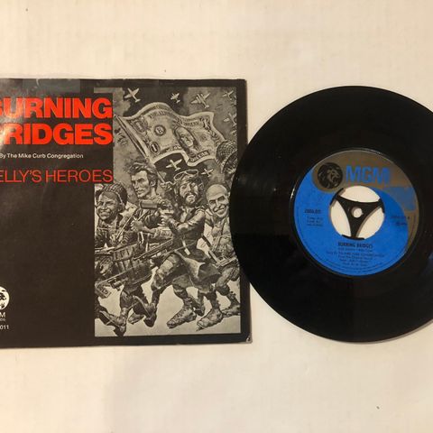 THE MIKE CURB CONGREGATION / BURNING BRIDGES - 7" VINYL SINGLE