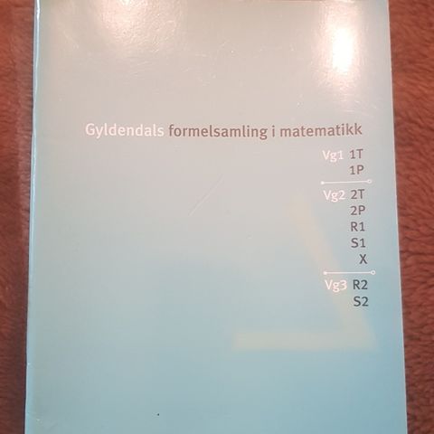 Formelsamling i matematikk