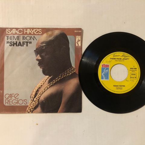 ISAAC HAYES / THEME FROM SHAFT  - 7" VINYL SINGLE