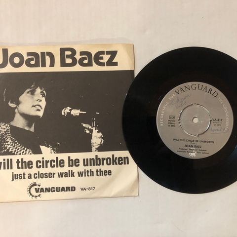 JOAN BAEZ / WILL THE CIRCLE BE UNBROKEN - 7" VINYL SINGLE