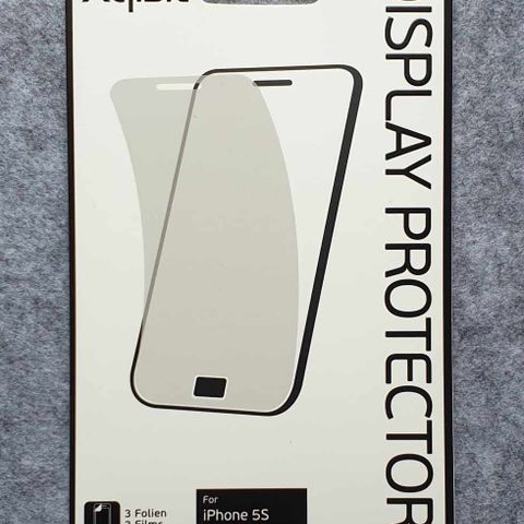 iPhone 5S Display protector / skjermbeskytter 3-pack