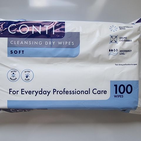 CONTI Dry Cleansing Wipes SOFT 100