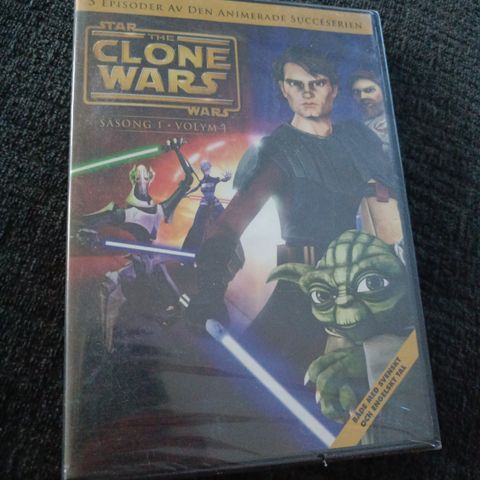 Skrotfot: Star Wars The Clone Wars Sesong 1 Volume 1 Ny/Forseglet