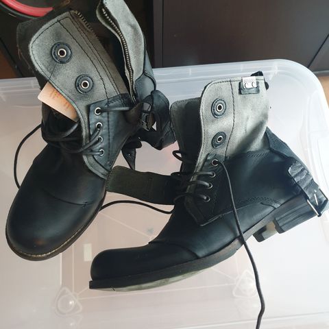 Tøffe bunker boots str 43